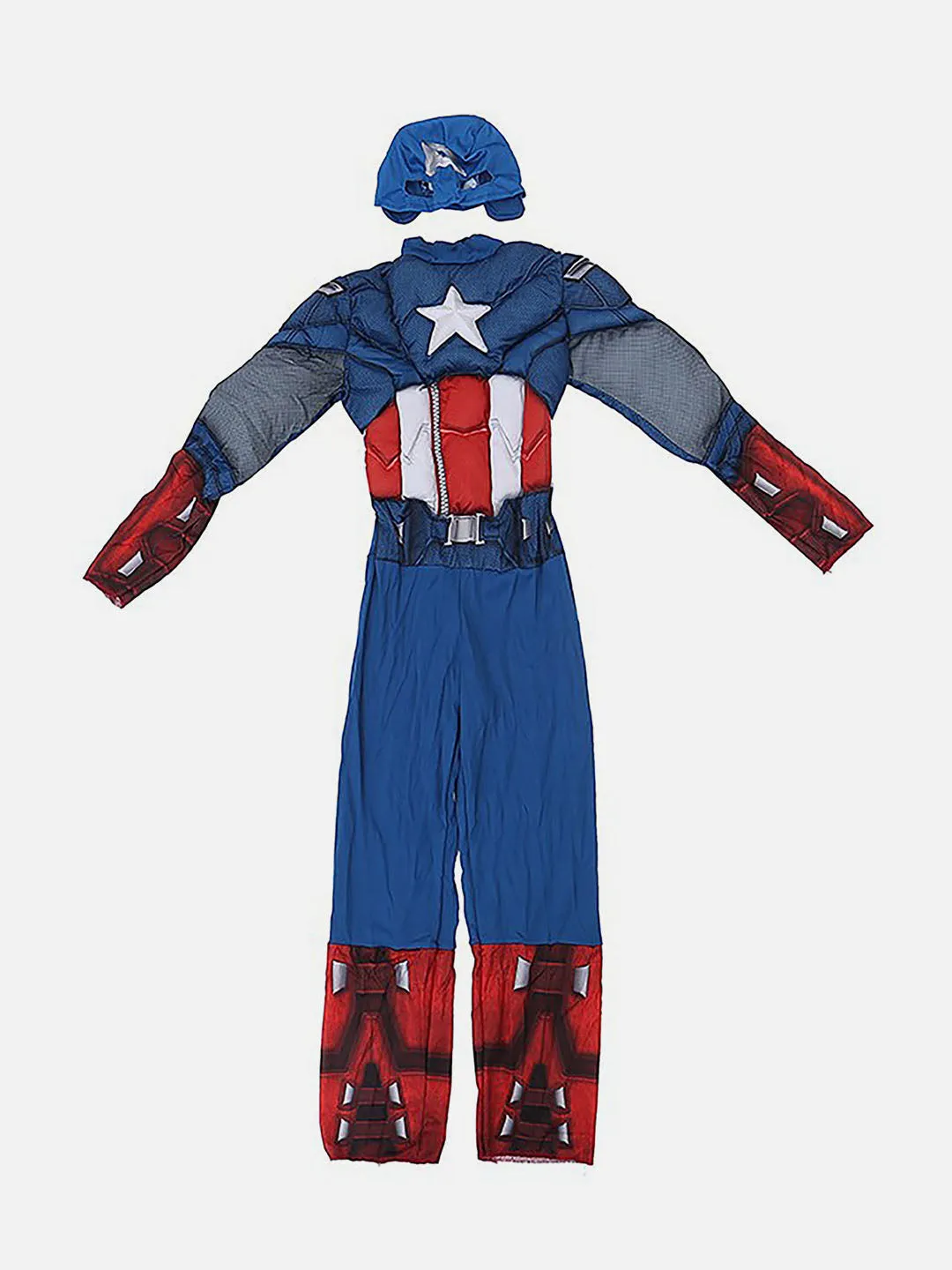 Little Surprise Box Blue Muscle Superhero Kids Halloween Costume Dress Up