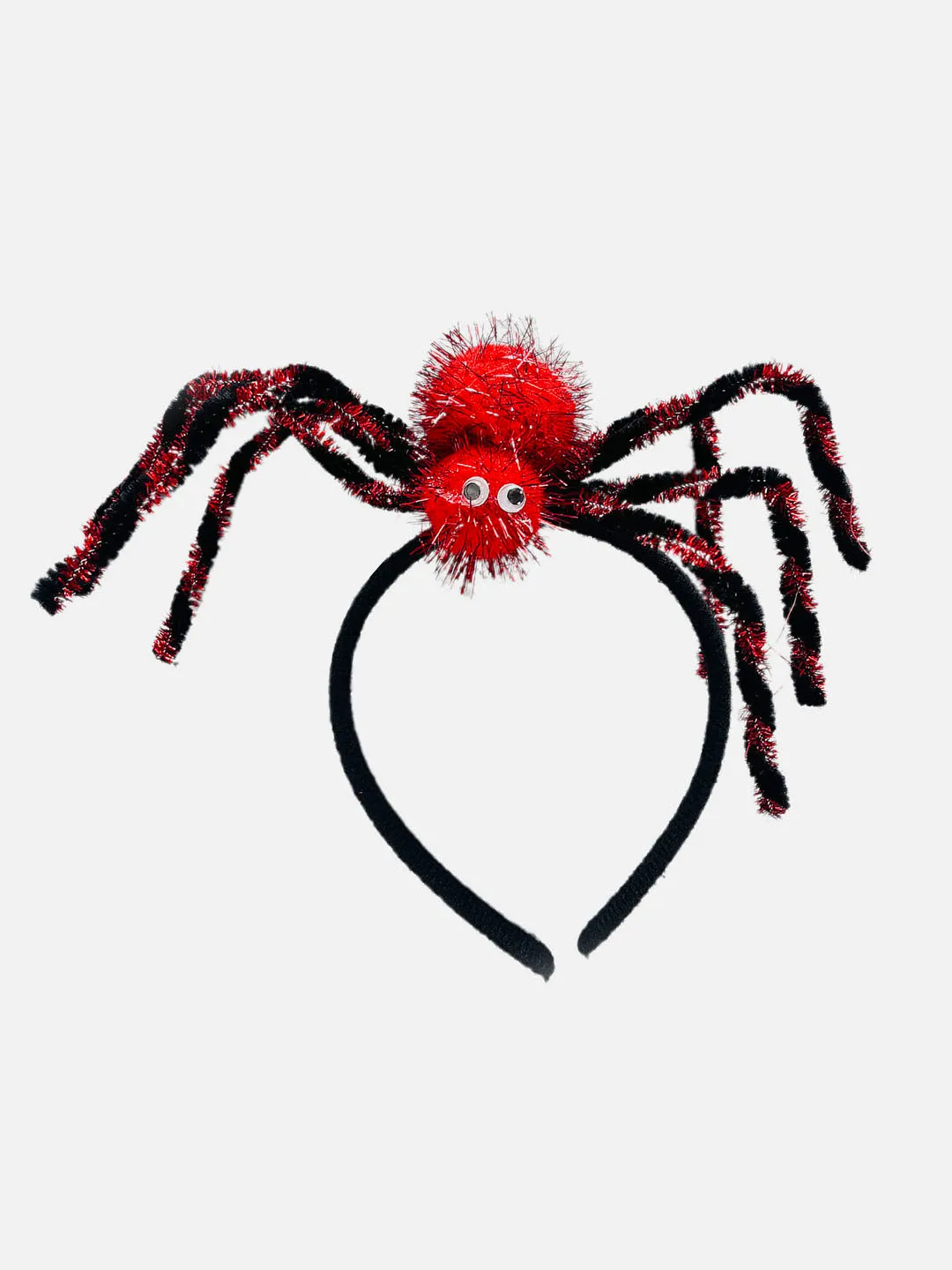 Little Surprise Box Red Spider Long Tentacles Headband Unique Halloween Party Hair Accessory