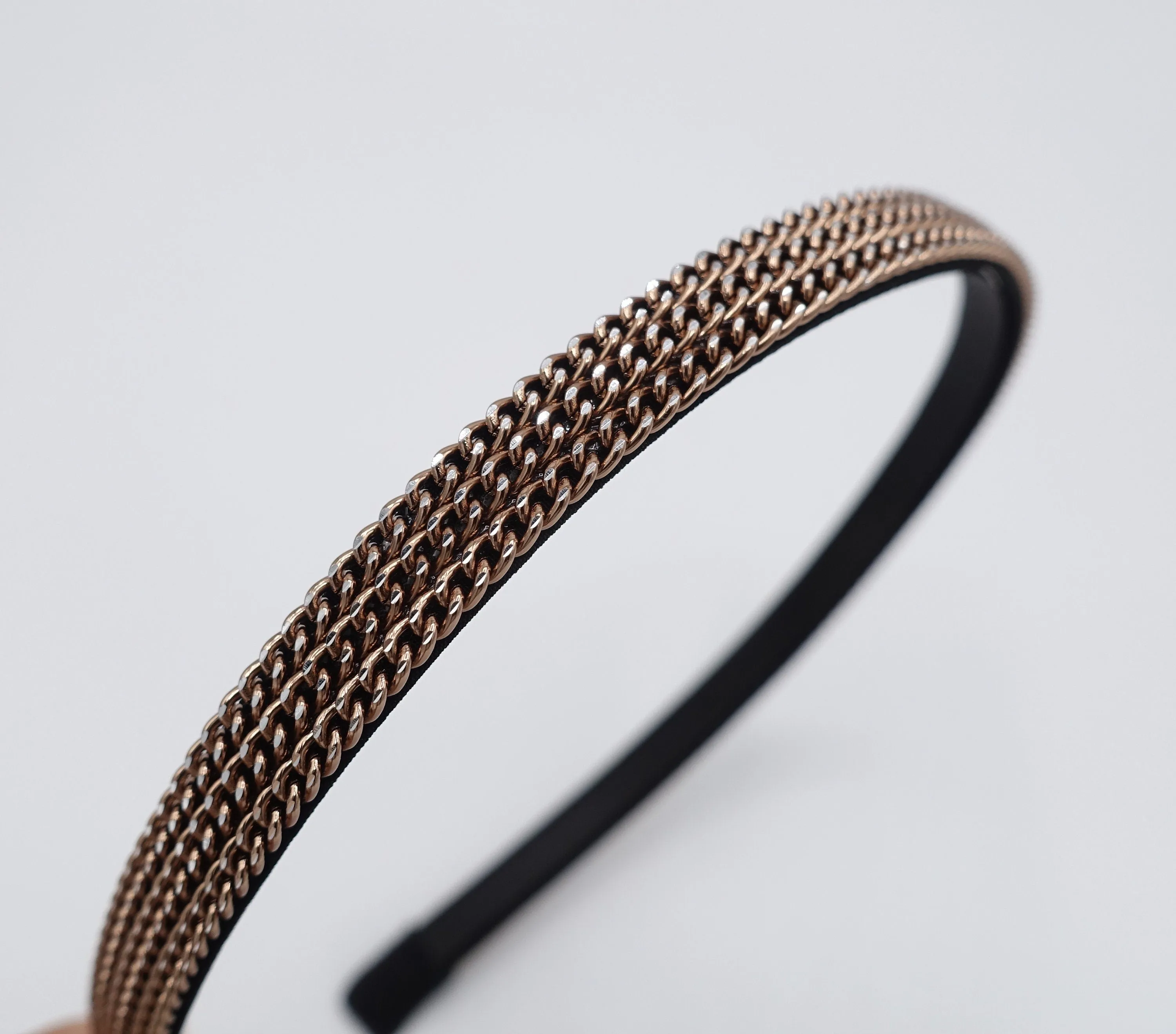 metal chain headband, comfortable headband for women