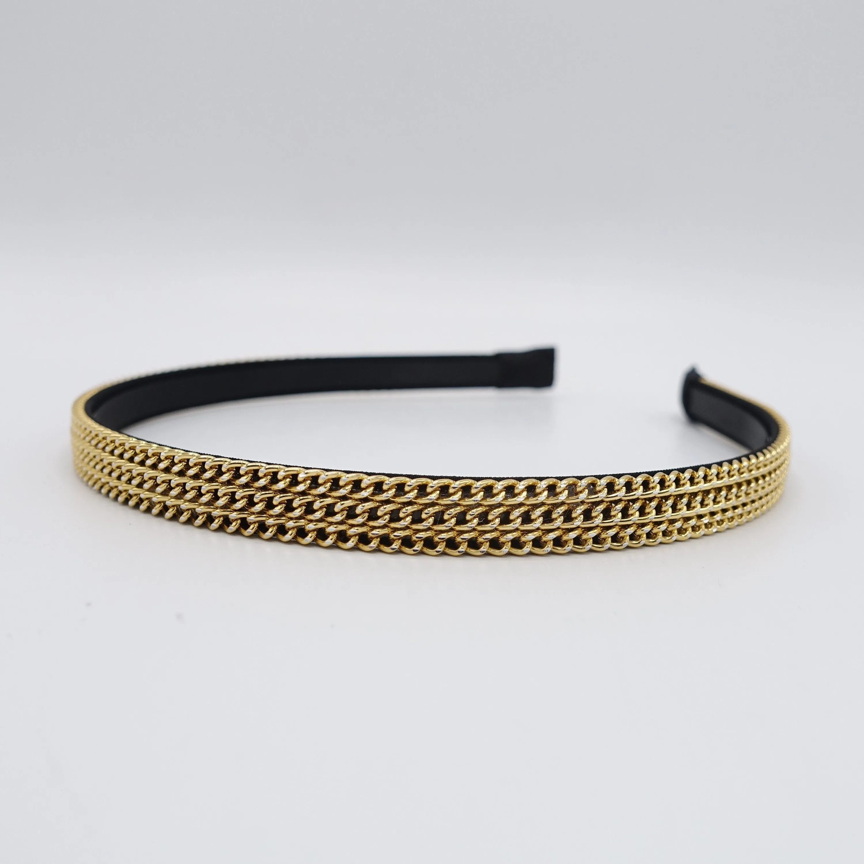 metal chain headband, comfortable headband for women