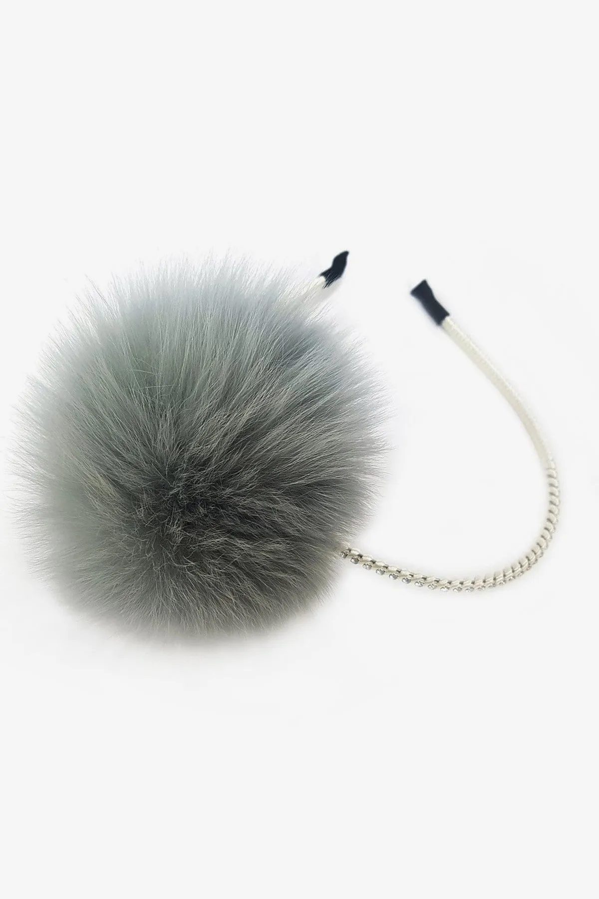 Ooahooah Pom Pom Girls Headband - Grey