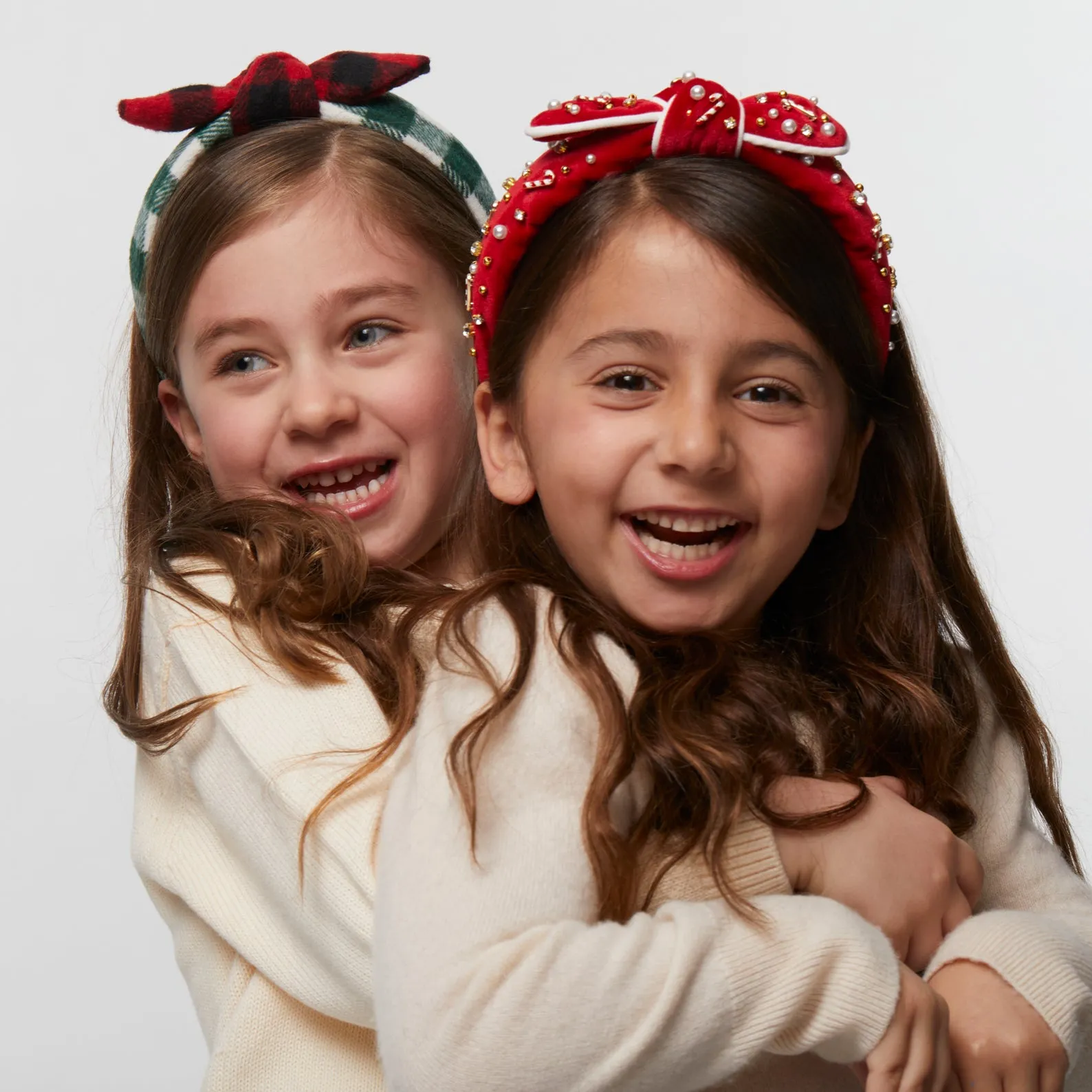 PEPPERMINT KIDS MIXED FLANNEL BOW TIE HEADBAND