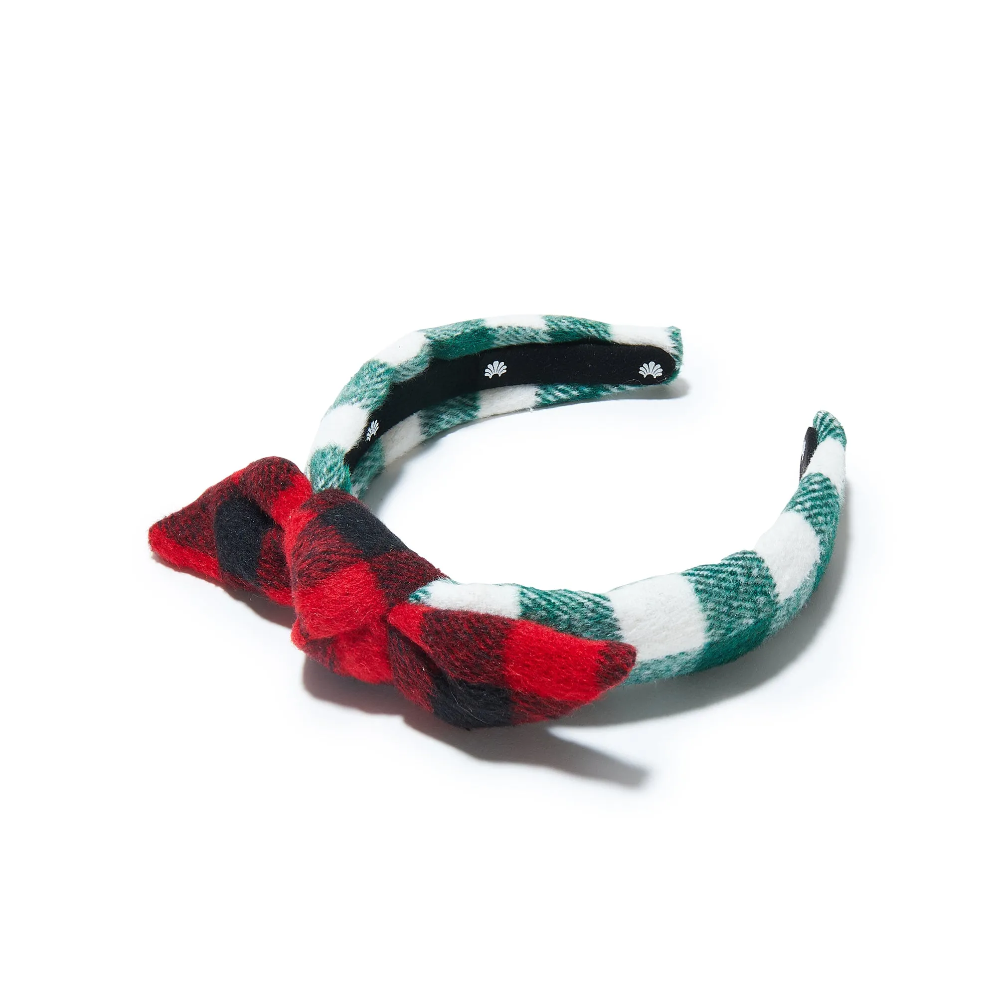 PEPPERMINT KIDS MIXED FLANNEL BOW TIE HEADBAND