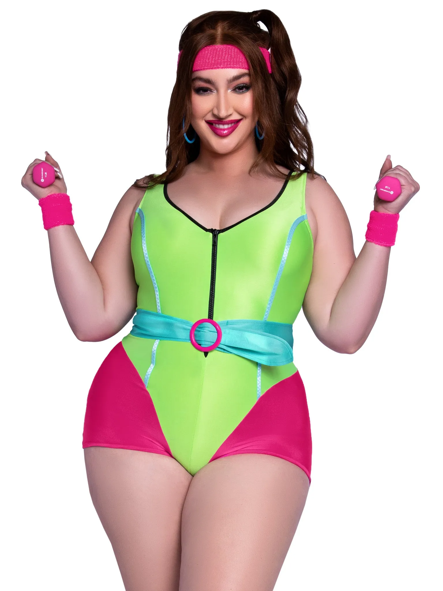 Plus 80s Workout Hottie Costume