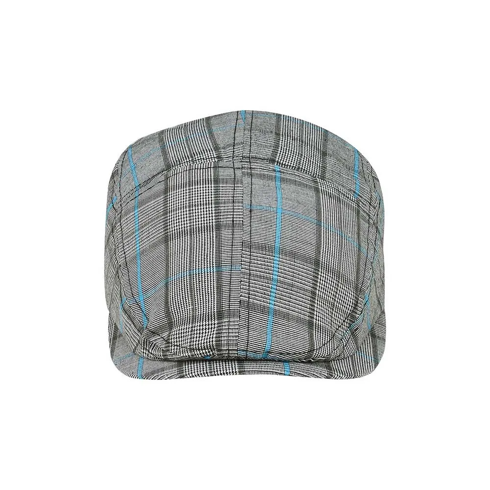 Polyester Plaid Ivy Cap