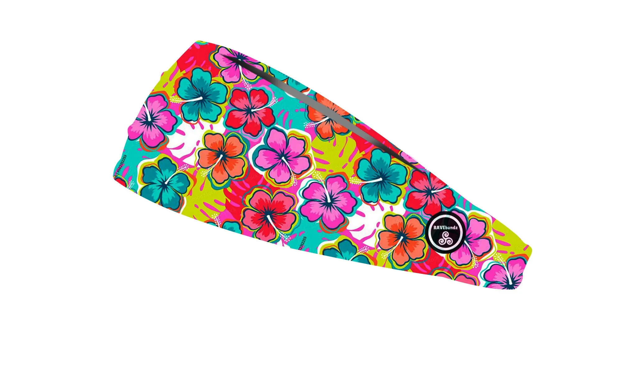 RAVEbandz The Pro - Wide Stretch Headband (Luau)