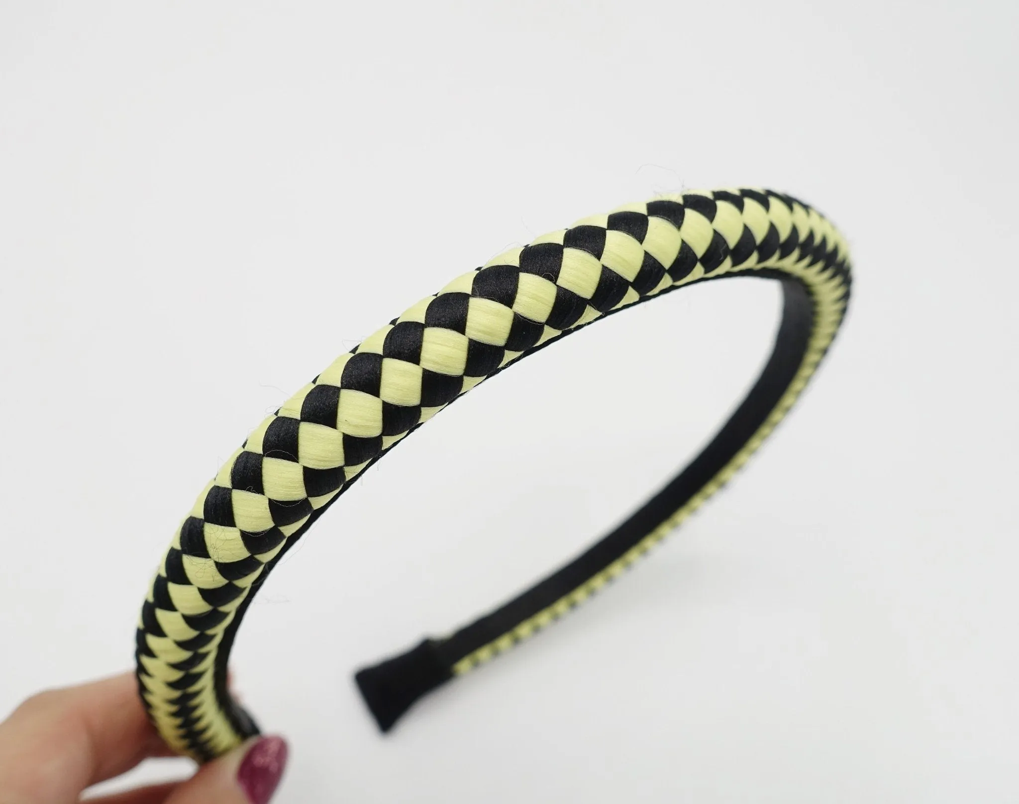 Rocky rope fashion headband colorful thin hairband for women