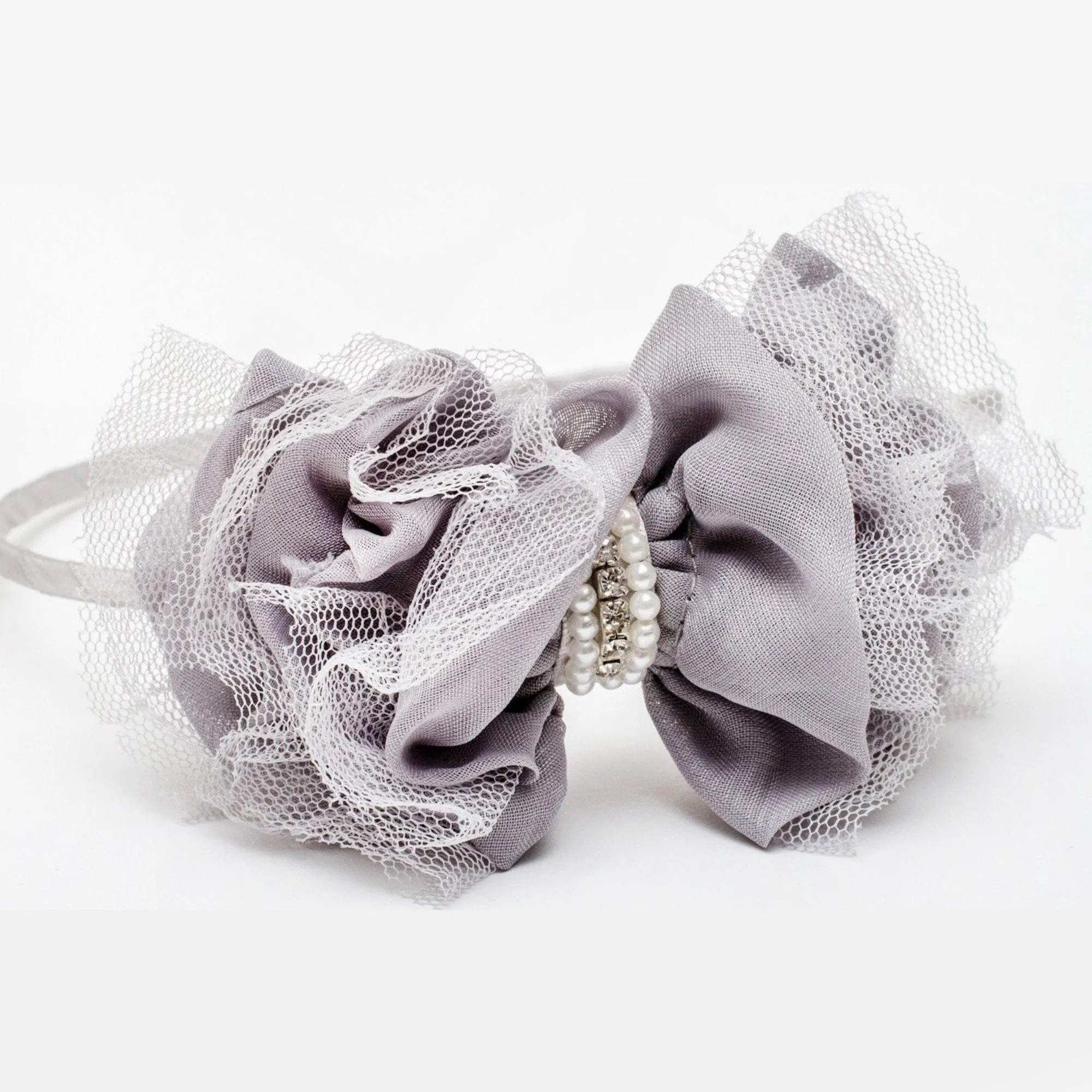 Sienna Likes To Party Girls The Fairy Mist Bow Designer Girls Headband