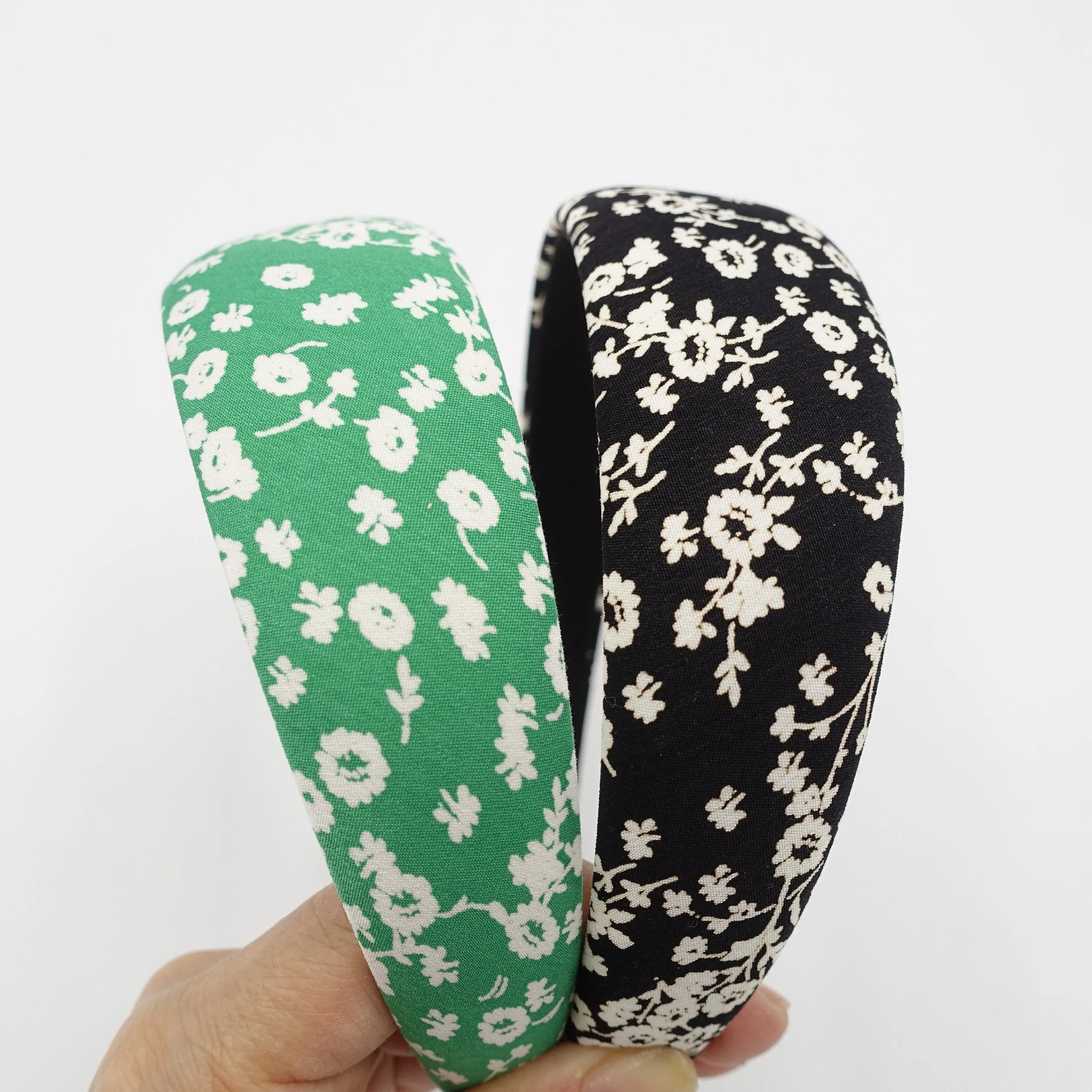 simplified floral headband padded casual hairband for women