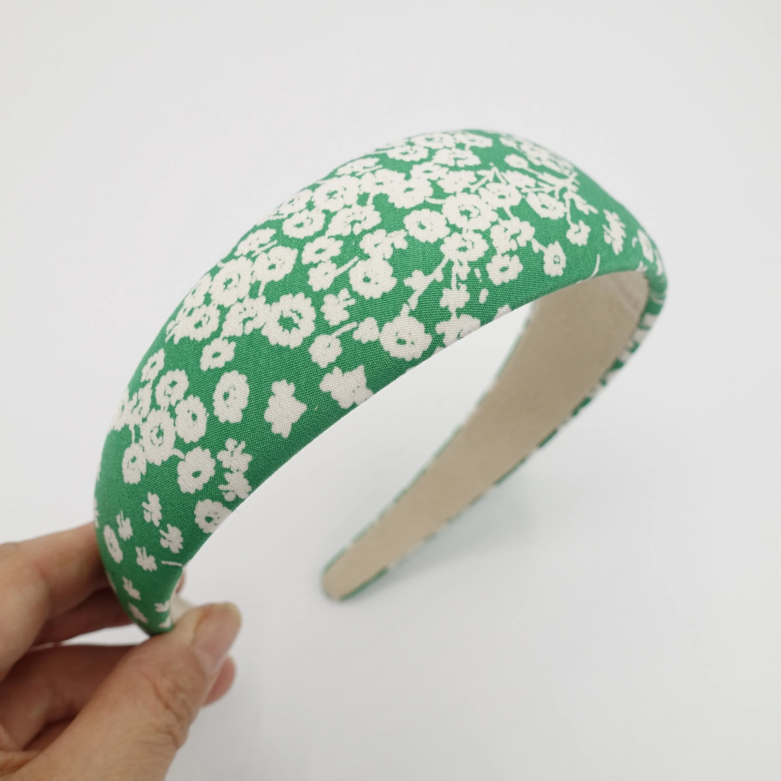 simplified floral headband padded casual hairband for women