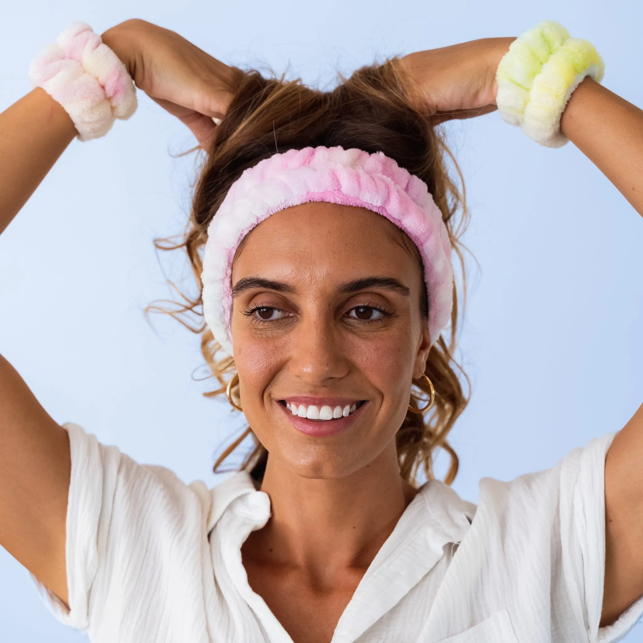 Soft Spa Headband and Wristbands