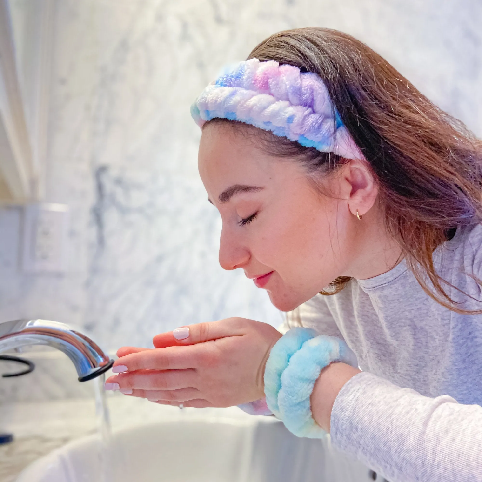 Soft Spa Headband and Wristbands