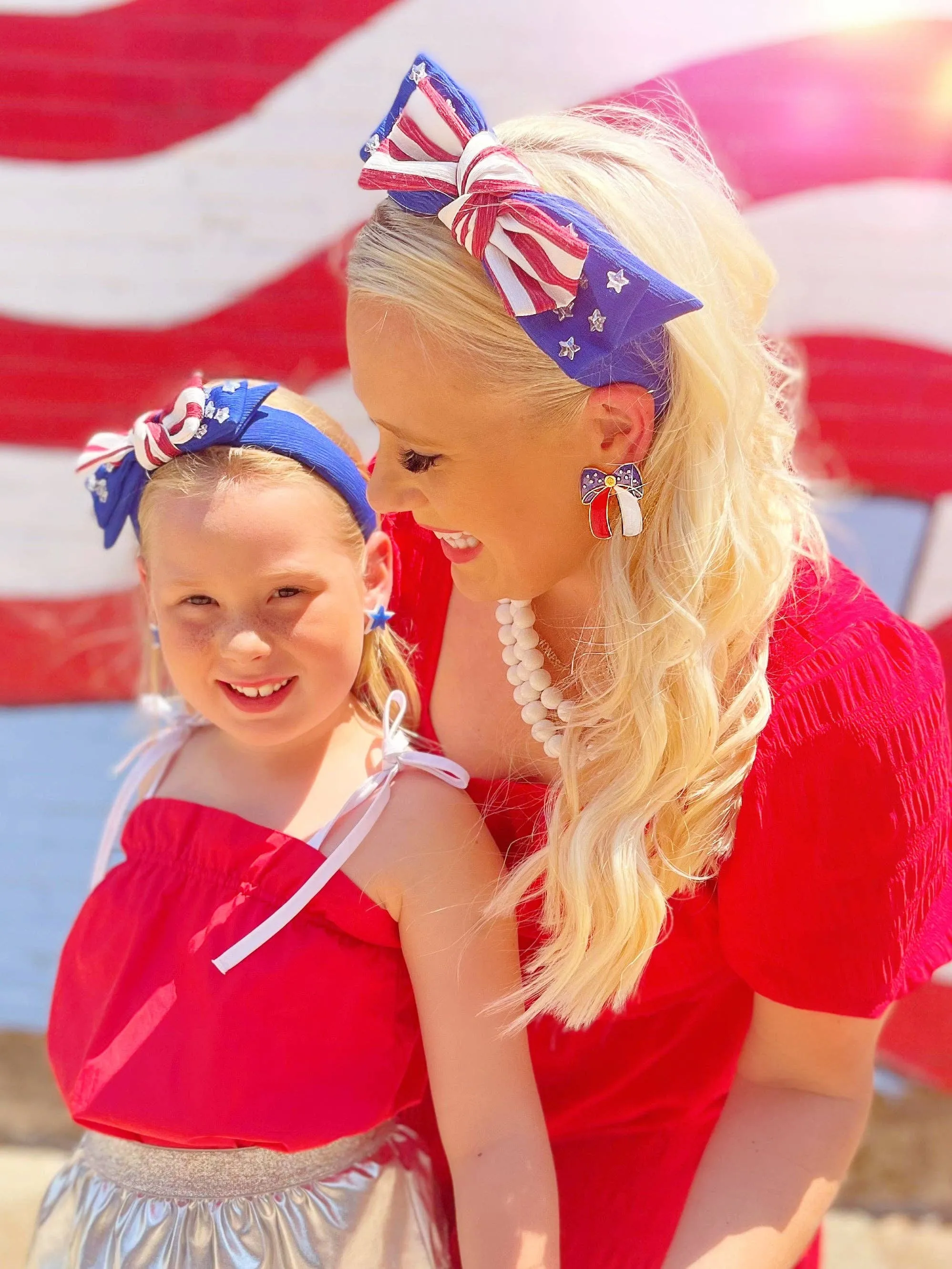 Stars and Stripes Bow Headband [Brianna Cannon]