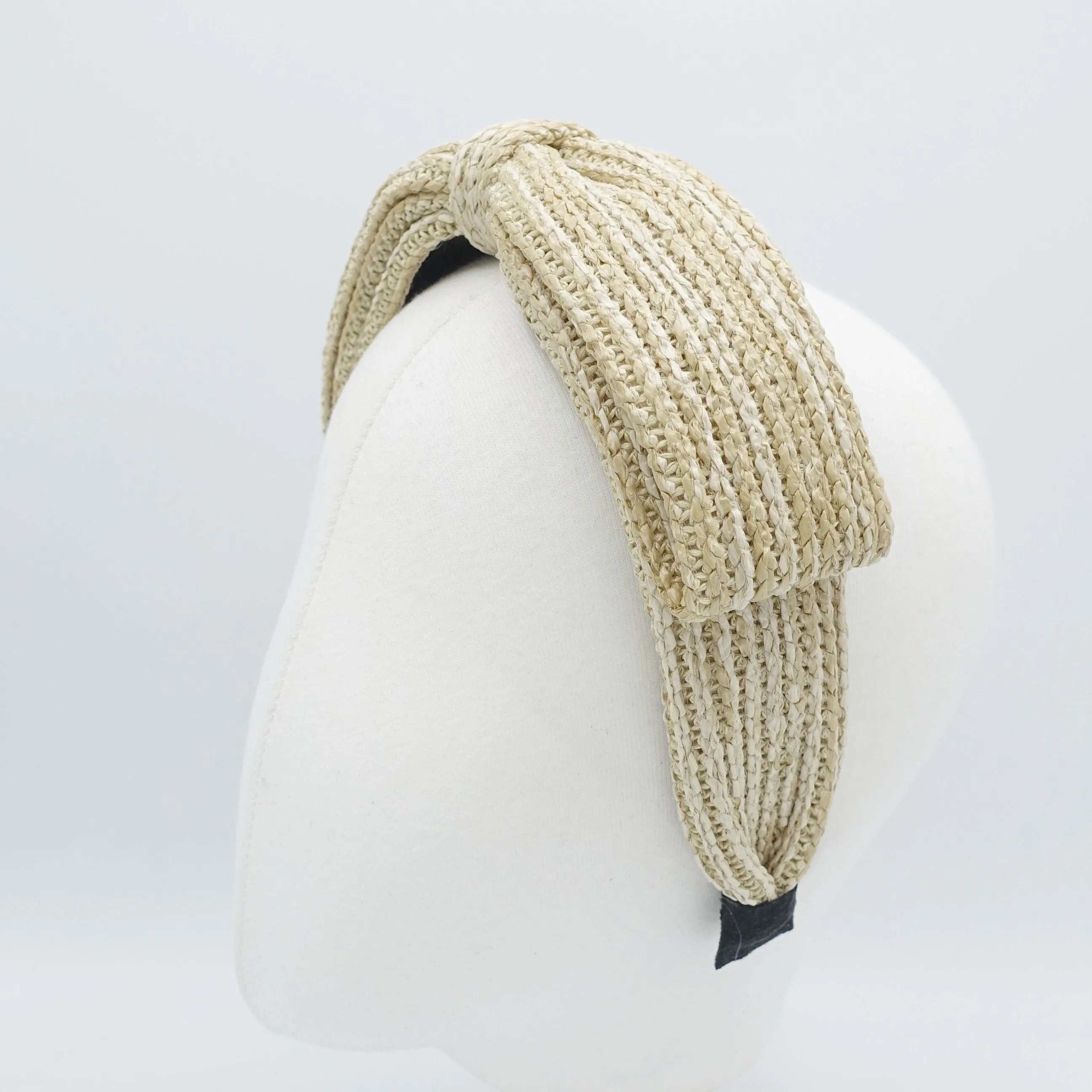 straw headband Spring Summer hairband