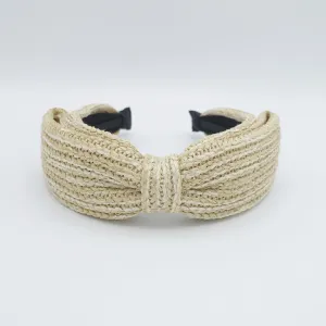 straw headband Spring Summer hairband