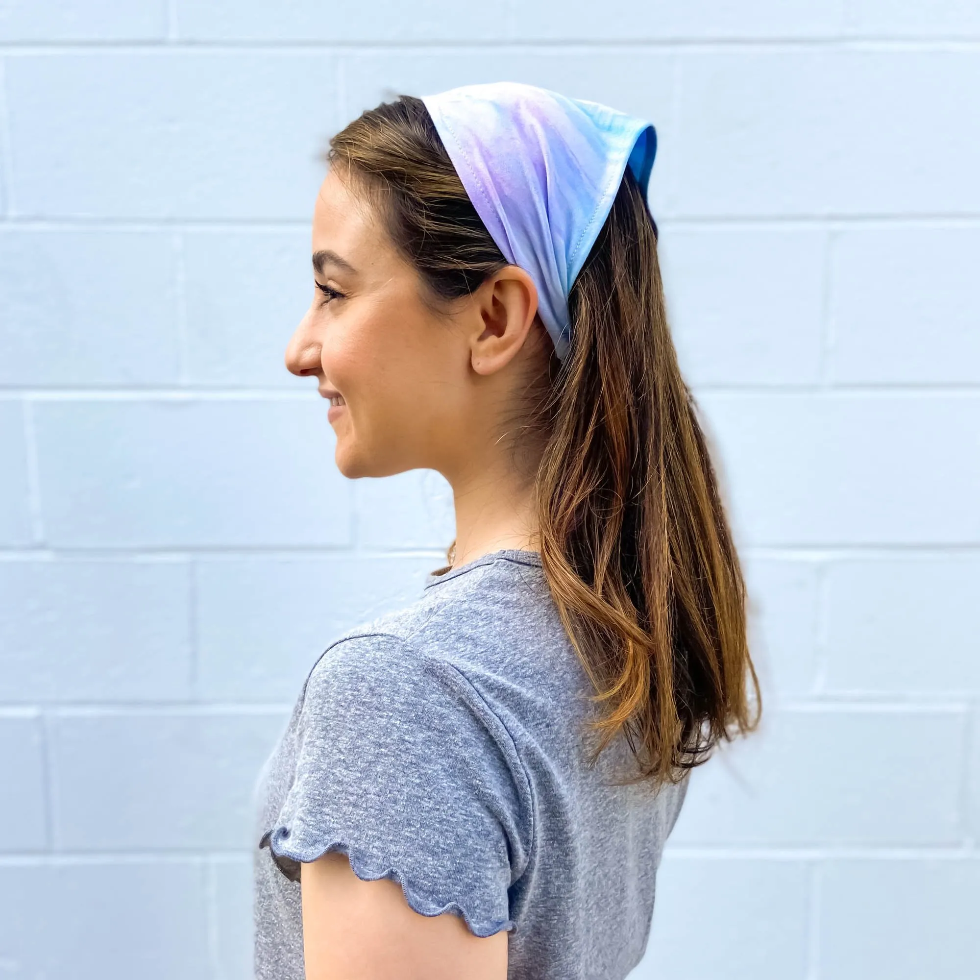 Stretch Tie Dye Bandana Scarf Headband