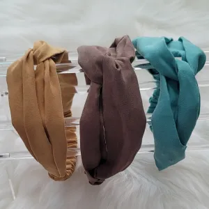 Suede Wrap Headband