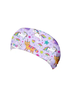 Unicorns and Unicats Wide Stretchy Headband