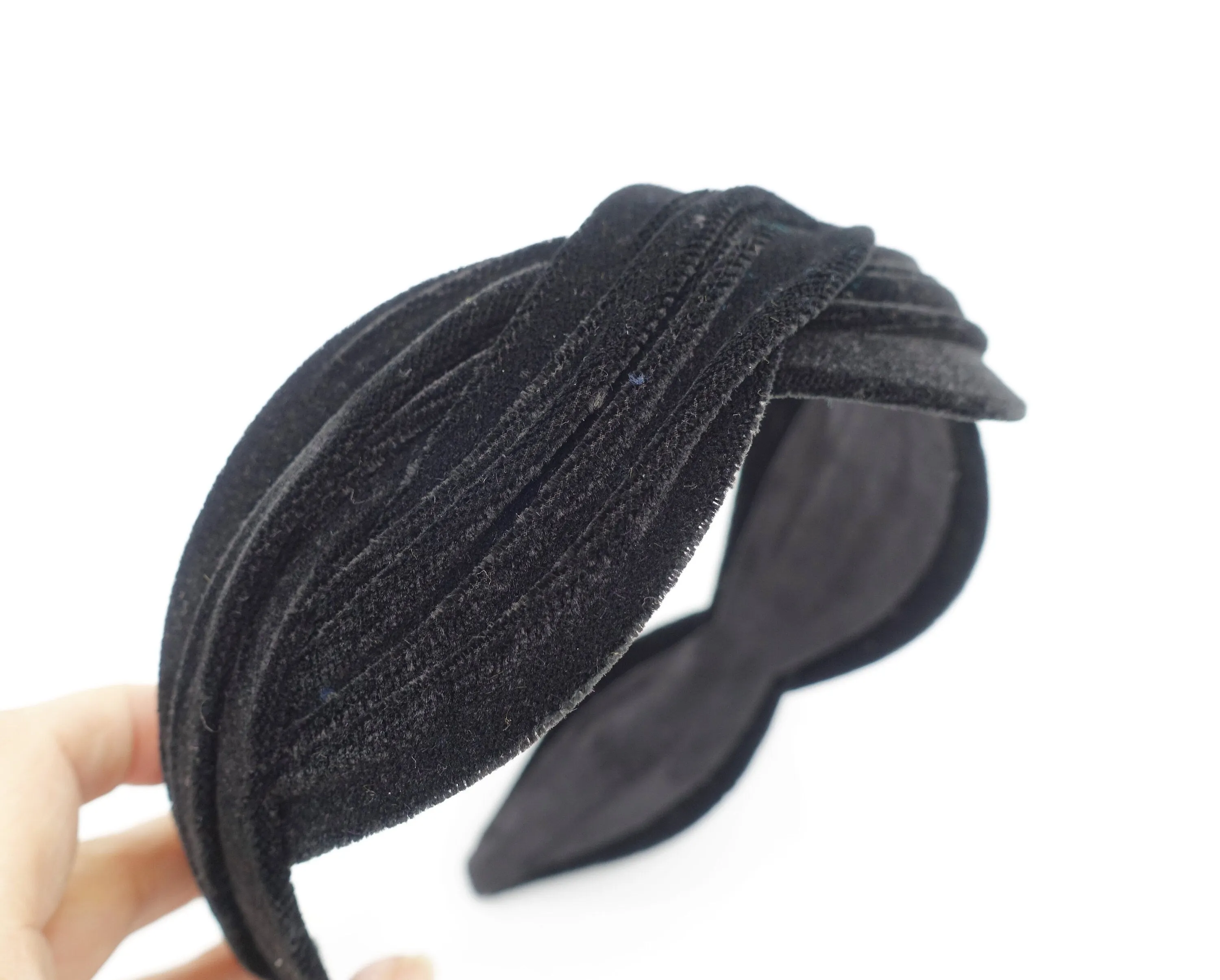 velvet wave headband for women