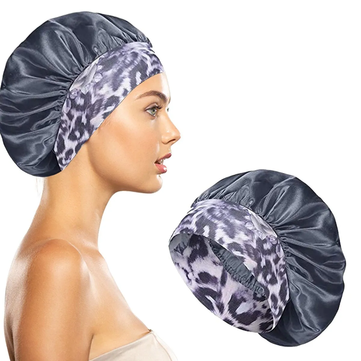 Women's Silky Satin Head Scarf Hair Wrap Cap Hat Headband Sleeping Bonnet