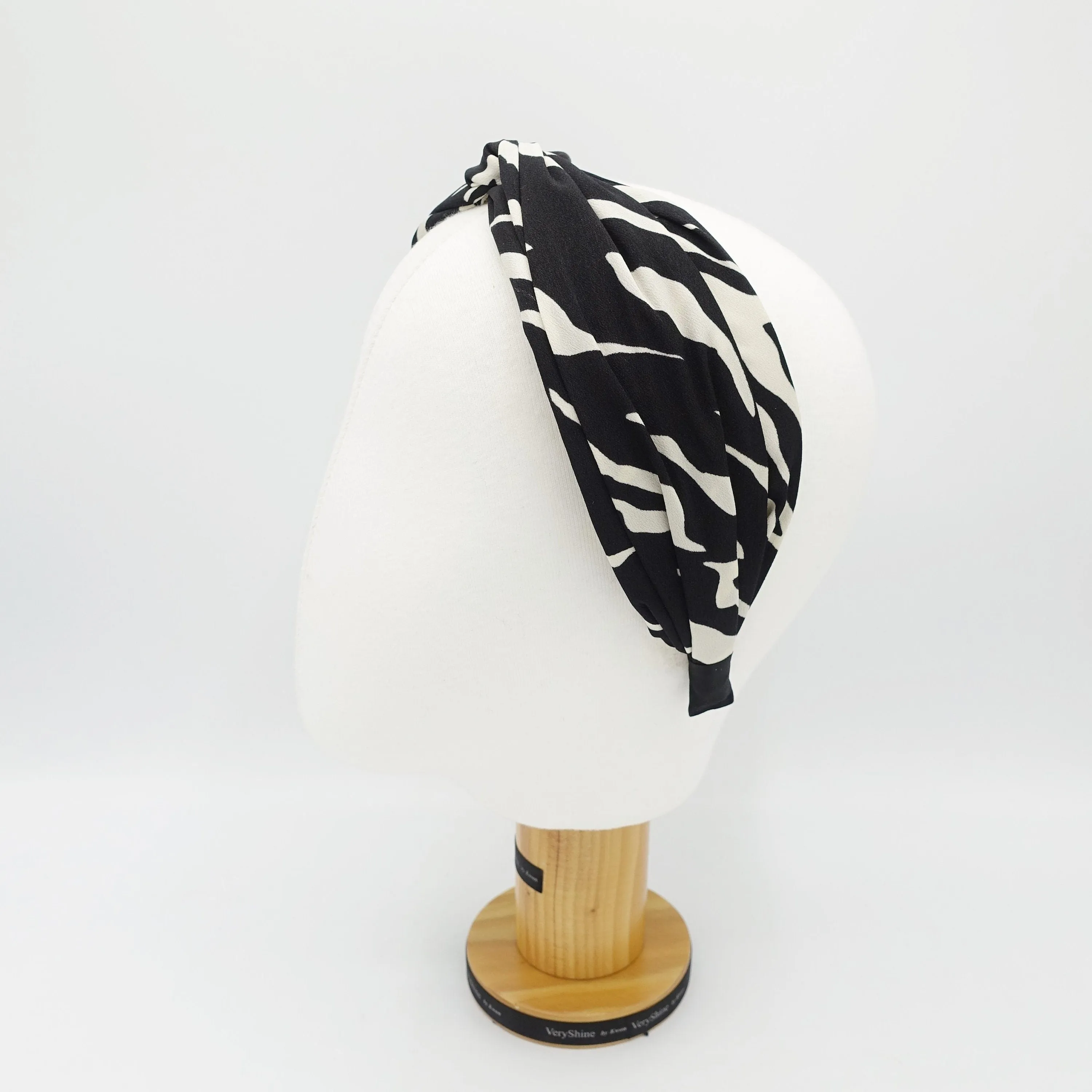 zebra print cross headband stylish hairband for women