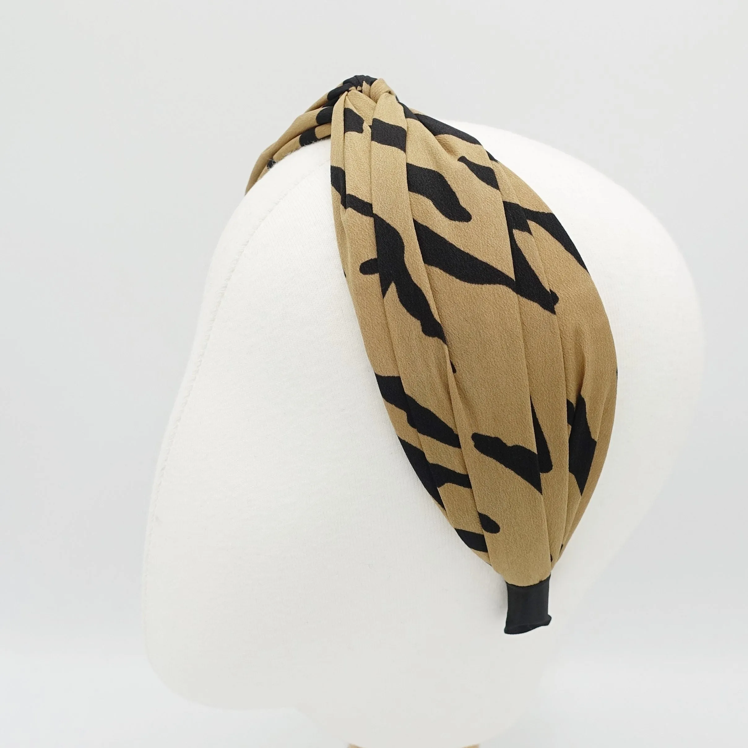 zebra print cross headband stylish hairband for women