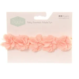 Ziggle Baby White Christening Headband